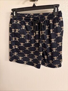 Boys Baseballism Skull-Print Shorts
